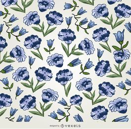 Violet Floral Background Vector Download