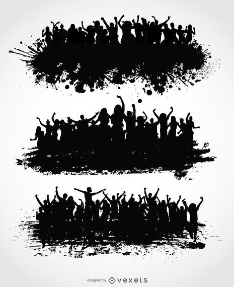 Multidões de grunge Multidões de grunge