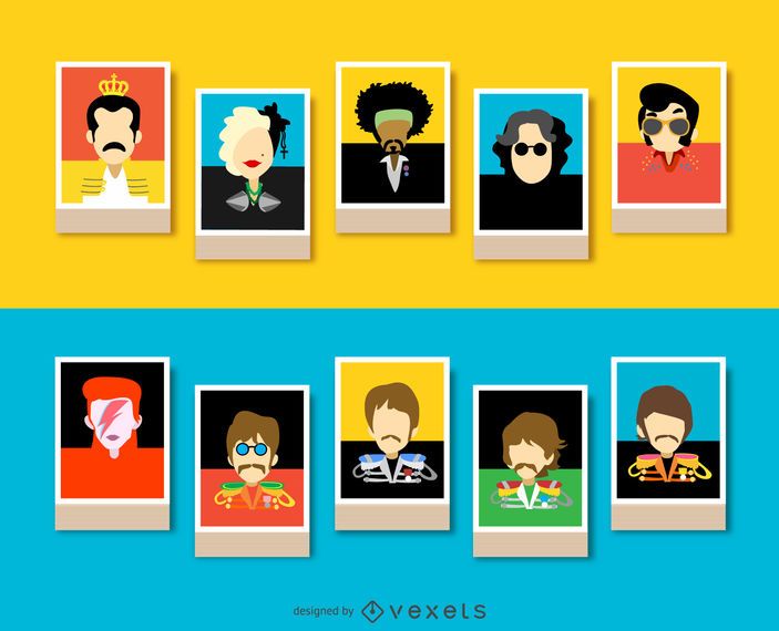 Musicians avatars Musicians avatars
