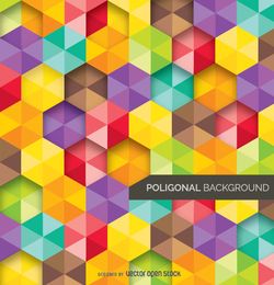 Abstract Background polygonal and colorful Abstract Background polygonal and colorful