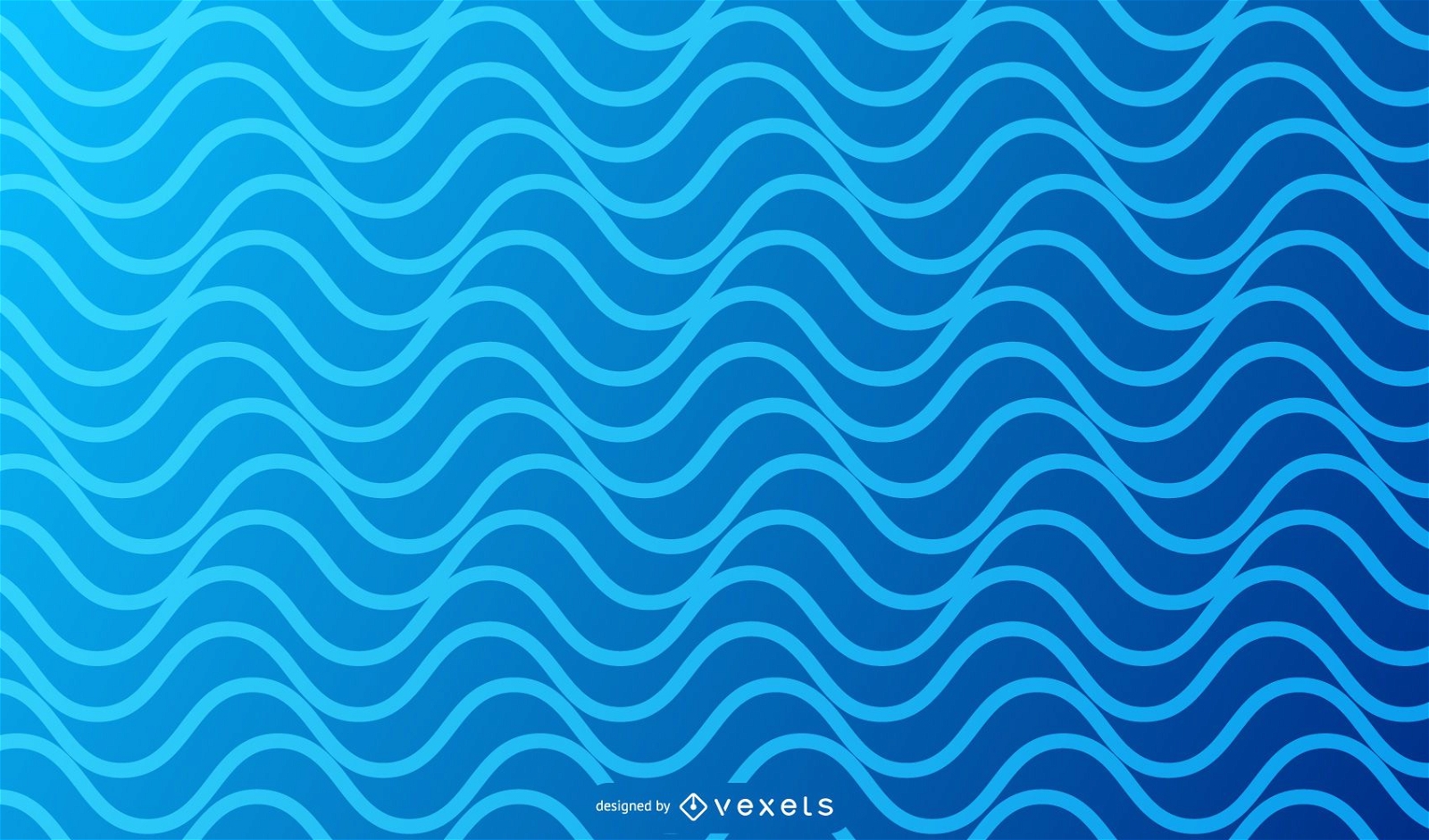 Blue Simplistic Wave background
