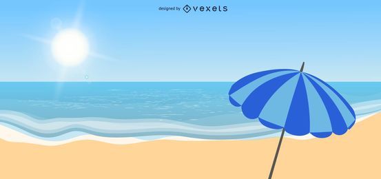 Praia de verão