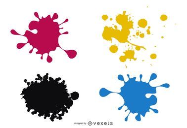 Bunte Spritzer