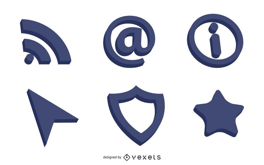 3D Web Icons 3D Web Icons