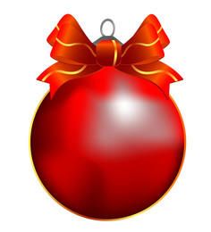 Vector de bola de navidad