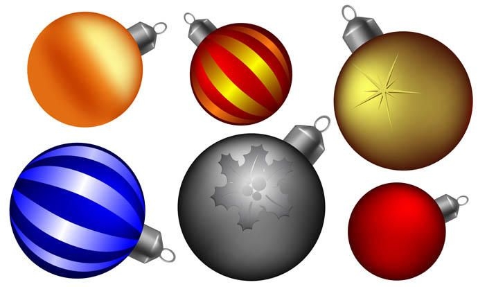 Christmas ornament set - Vector download
