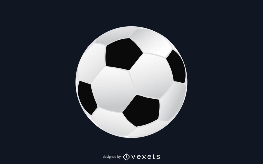 Ilustración De Pelota De Fútbol Descargar Vector 5216