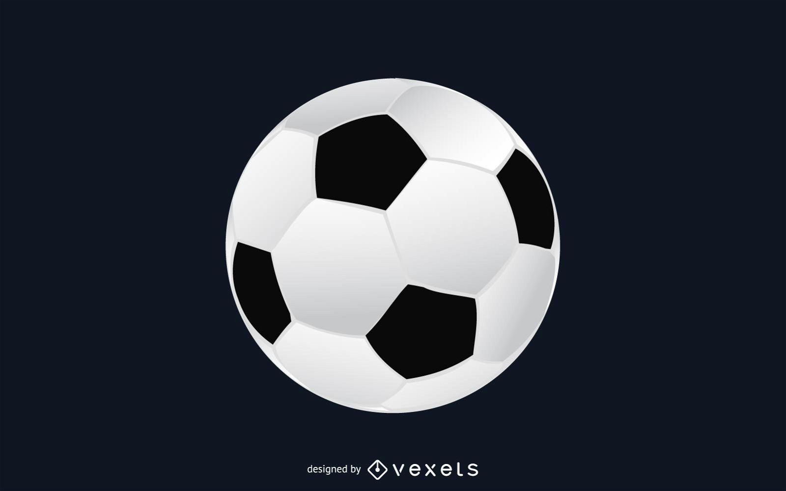 Ilustración de balón de fútbol