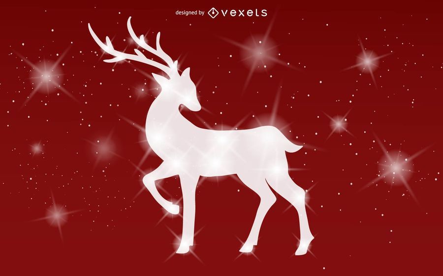 Magic Christmas Reindeer 2 - Vector Download