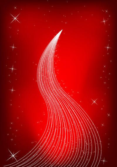 Magic red christmas background Magic red christmas background