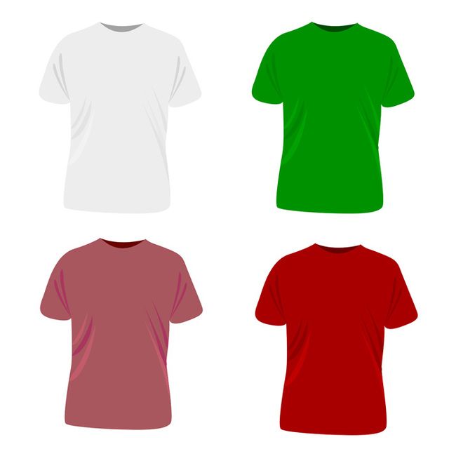 Vector t-shirt template - Vector download