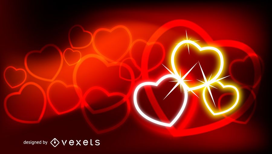 Abstract valentine’s day background - Vector download