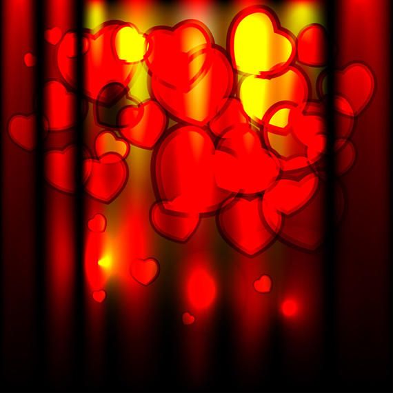 Shiny valentines day vector background Shiny valentines day vector background