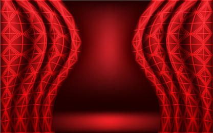 Red curtain background Red curtain background