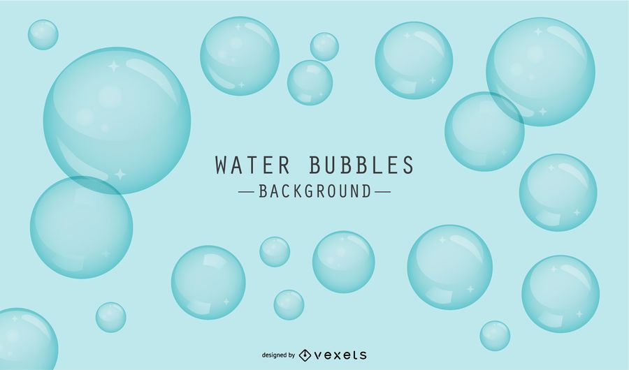 Blue background with bubbles Blue background with bubbles