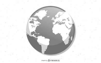 Vector globe - earth Vector globe - earth