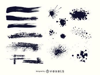 Grunge Paint Traces & Splashes Grunge Paint Traces & Splashes