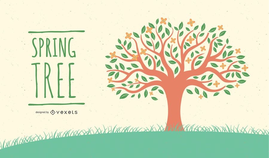 Spring Tree - Vector Download