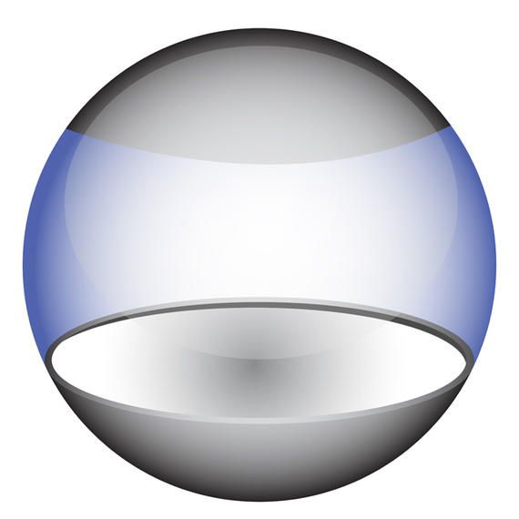 Glossy transparent orb, eps10 vector Glossy transparent orb, eps10 vector