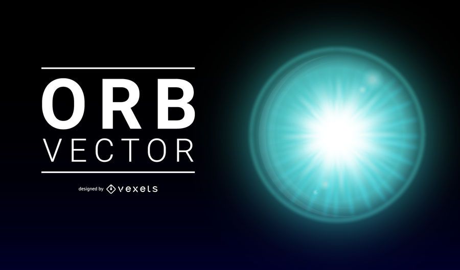 Flare Orb Vector Design Flare Orb Vector Design