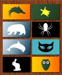 Business Cards & Animals Logo