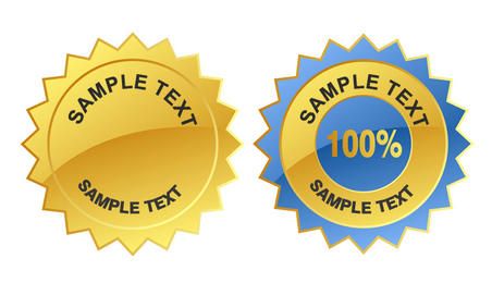 Vector Guarantee Labels or Stickers Vector Guarantee Labels or Stickers