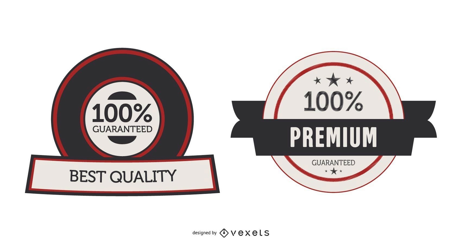 Vector Guarantee Labels or Stickers