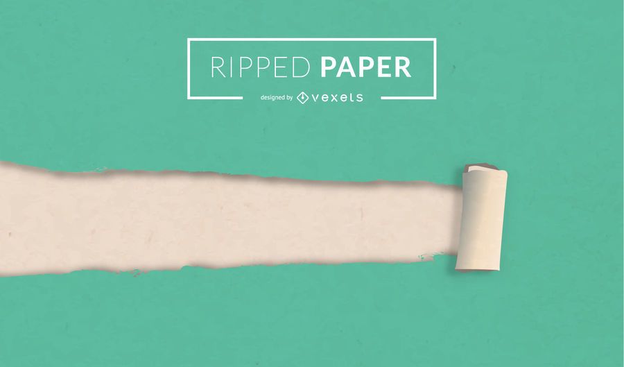 Rasgou o papel do vetor Rasgou o papel do vetor