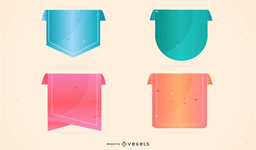 Conjunto de etiquetas de vector Conjunto de etiquetas de vector