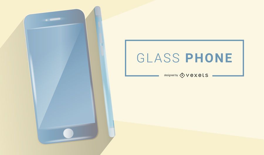 Futuristic Glass Phone Futuristic Glass Phone