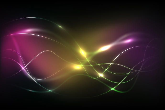 Glowing Dark Energy Background - Vector download