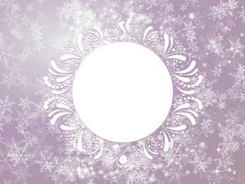Fondo abstracto del copo de nieve