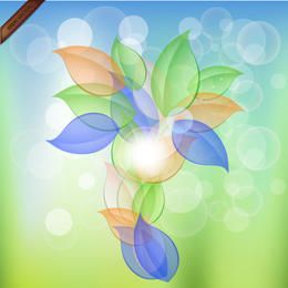 Artistic Floral Vector Abstraction Artistic Floral Vector Abstraction