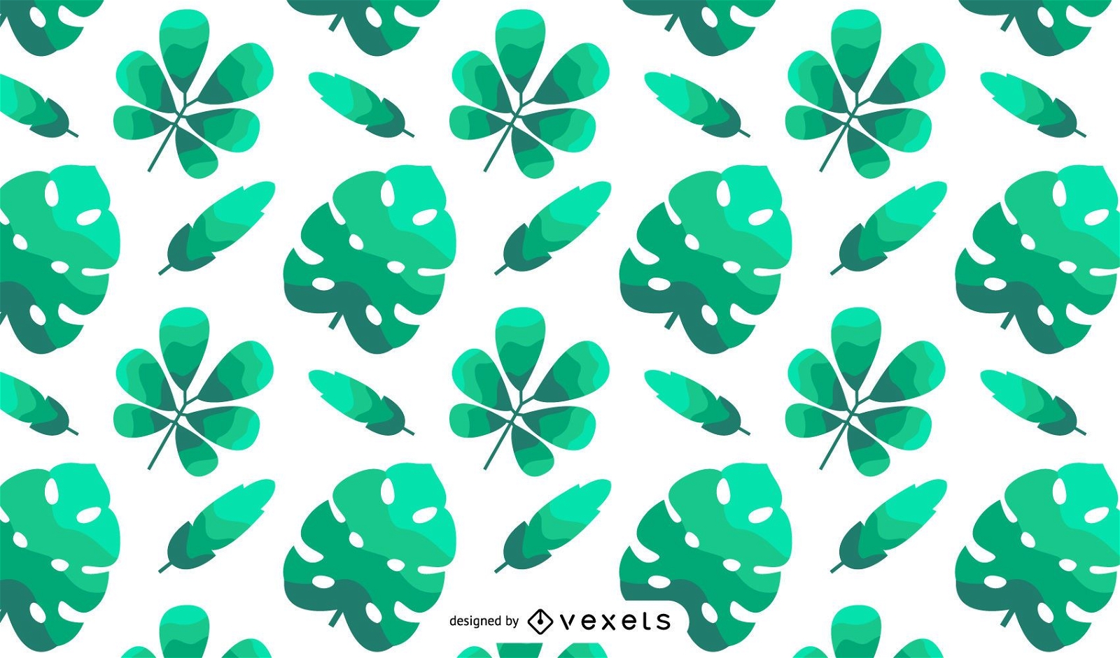 Spring Leaves Abstract Vector