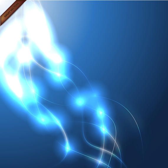 Glowing Blue Background Glowing Blue Background