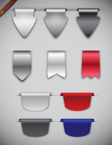 Vector Design Ribbons Pack Vector Design Ribbons Pack