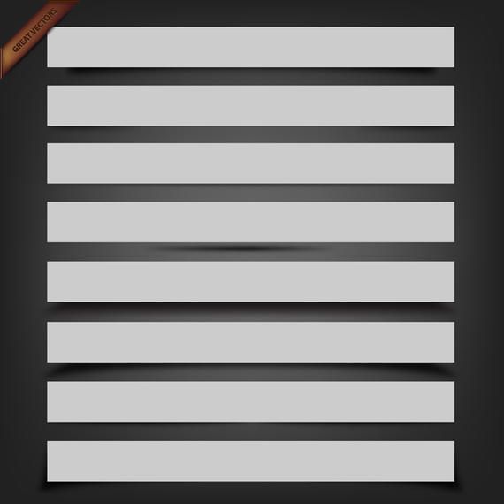 Conjunto de sombras de caja de vectores Conjunto de sombras de caja de vectores