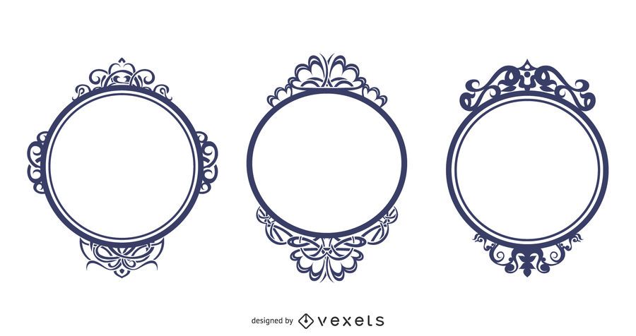 Ornate Frames Vector Set Ornate Frames Vector Set