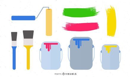 Vector Paint Brush set Vector Paint Brush set