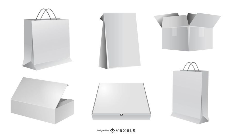 Vektorverpackung leere Vektoren Vektorverpackung leere Vektoren