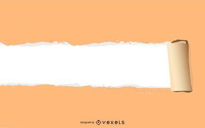 Vector papel rasgado