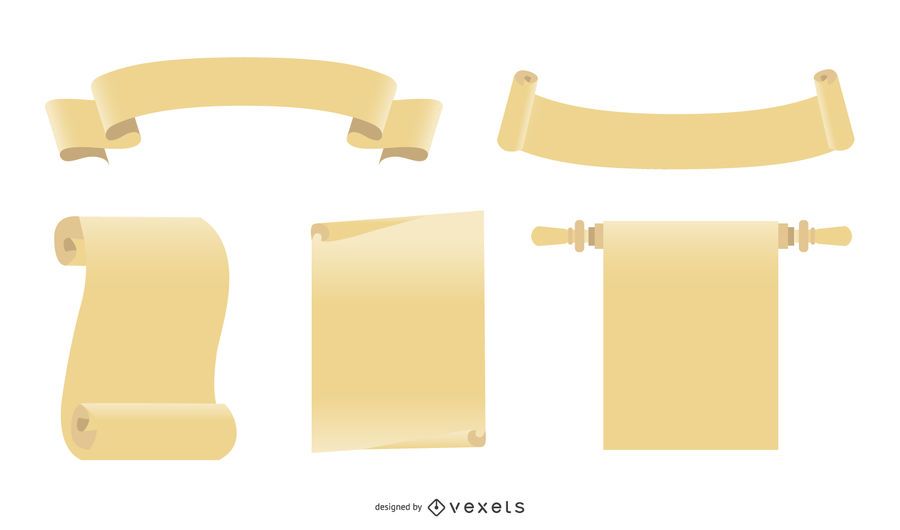 Grunge Vector Scrolls Grunge Vector Scrolls