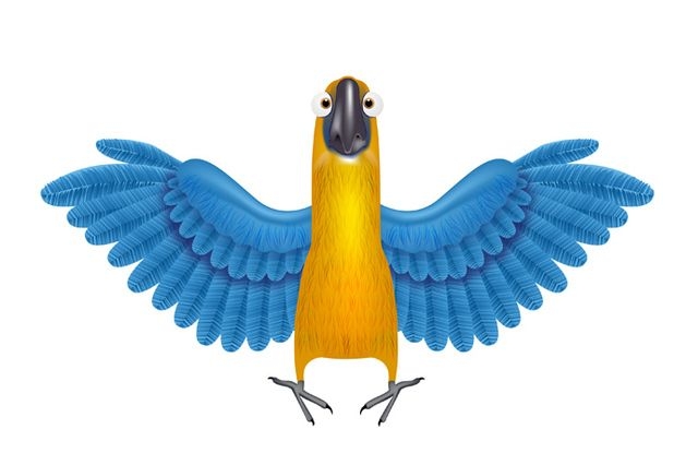 Vektor Papagei