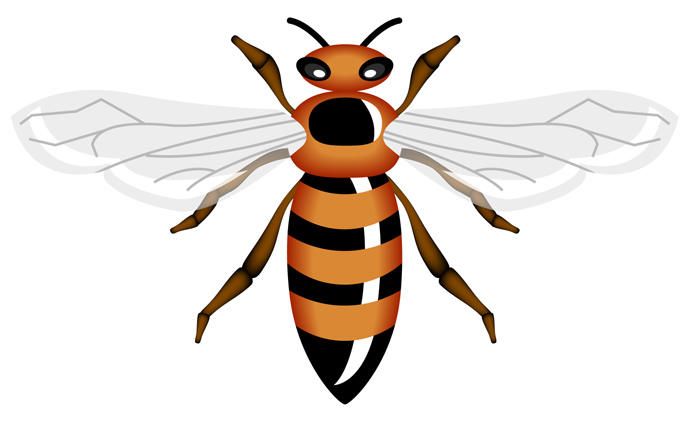 Vector Honey Bee Vector Honey Bee