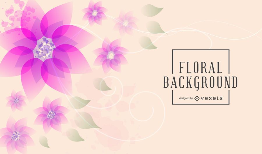 Artistic Floral Background Set Artistic Floral Background Set
