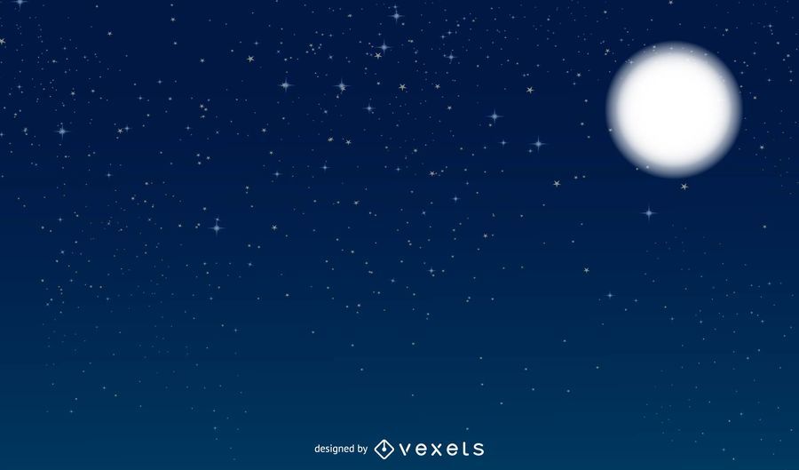 Vector cielo nocturno Vector cielo nocturno