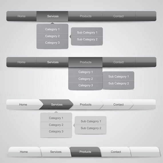 Web Navigation Menus Web Navigation Menus