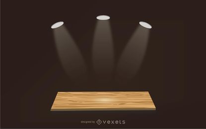 Wooden Shelf