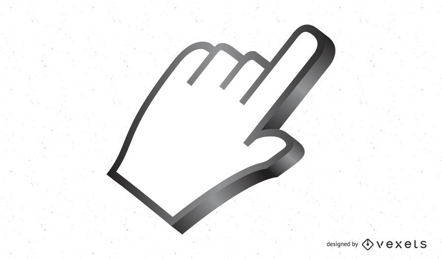 Icono de cursor de mano Icono de cursor de mano
