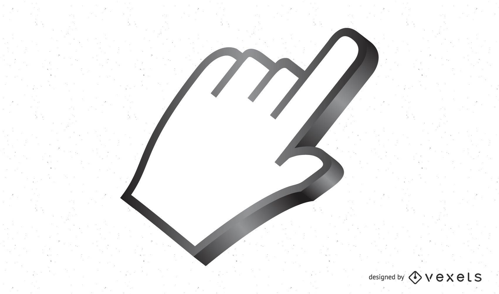 Icono de cursor de mano
